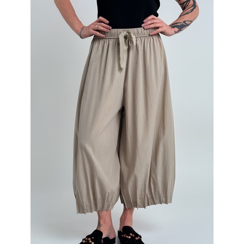 Voga Móda Latte nohavice ROOB 67510938