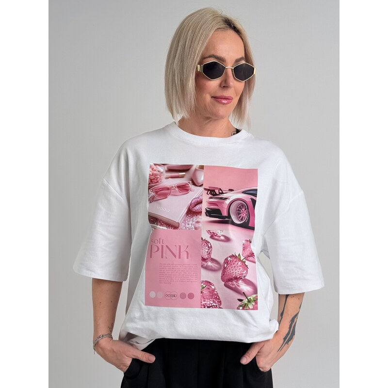 GOSSIP Biele tričko SOFT 67510957