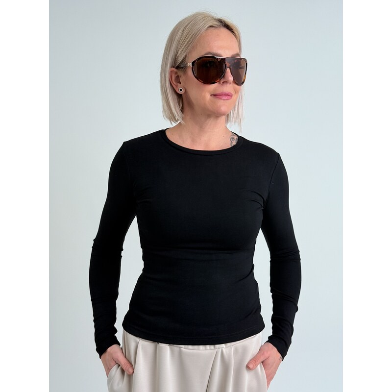 Voga Móda Čierne tričko NEXT 67510969