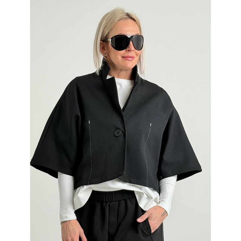 Voga Móda Čierna mikina MALEA 2023 67511013