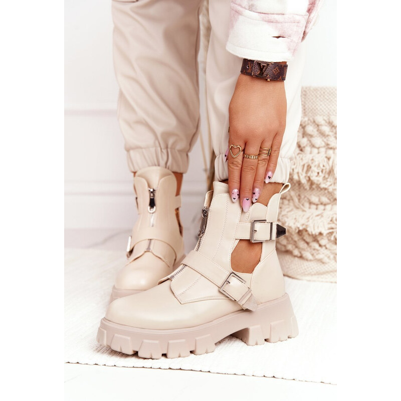Boto Dámske členkové topánky na platforme 67536634