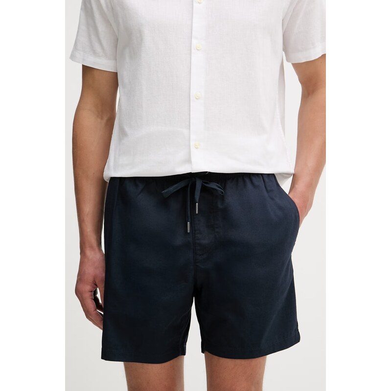 Šortky s prímesou ľanu U.S. Polo Assn. LINEN DECK 67511033