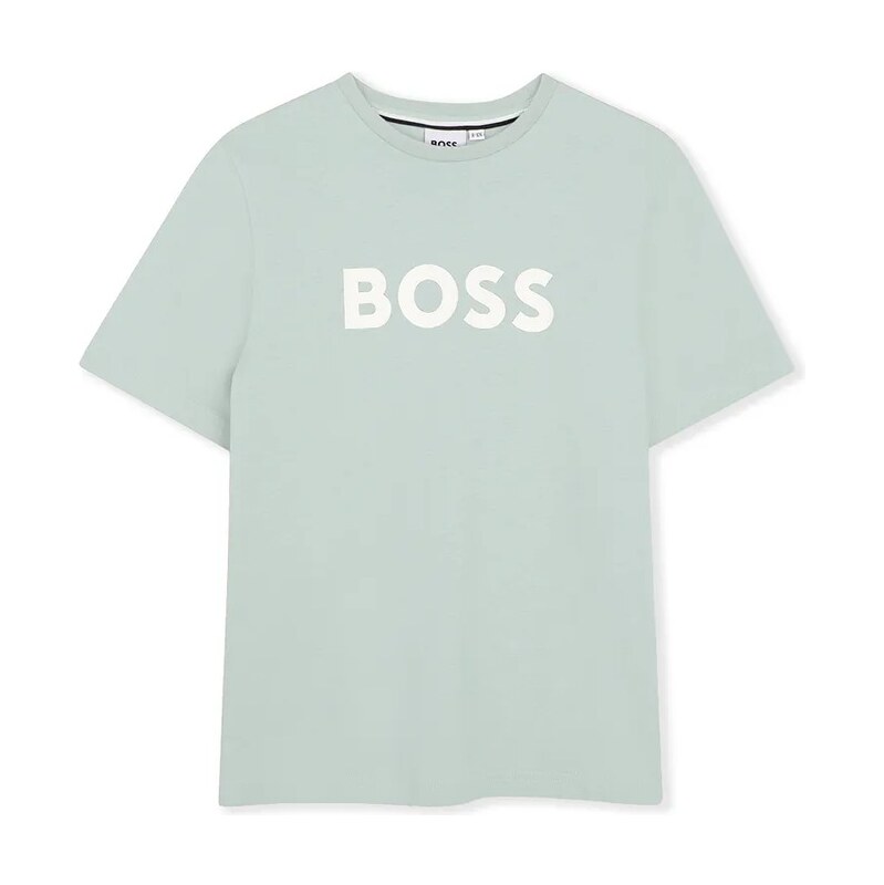 Detské bavlnené tričko BOSS 67515648
