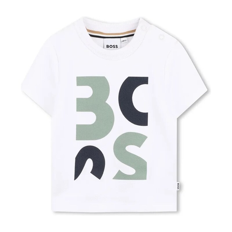 Detské bavlnené tričko BOSS 67515719