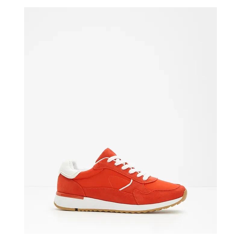 bonprix Tenisky Retrolook, farba červená 67512172