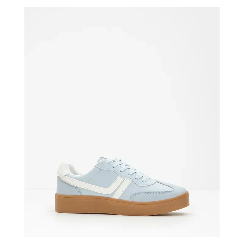 bonprix Tenisky na platforme, Retrolook, farba modrá 67512185