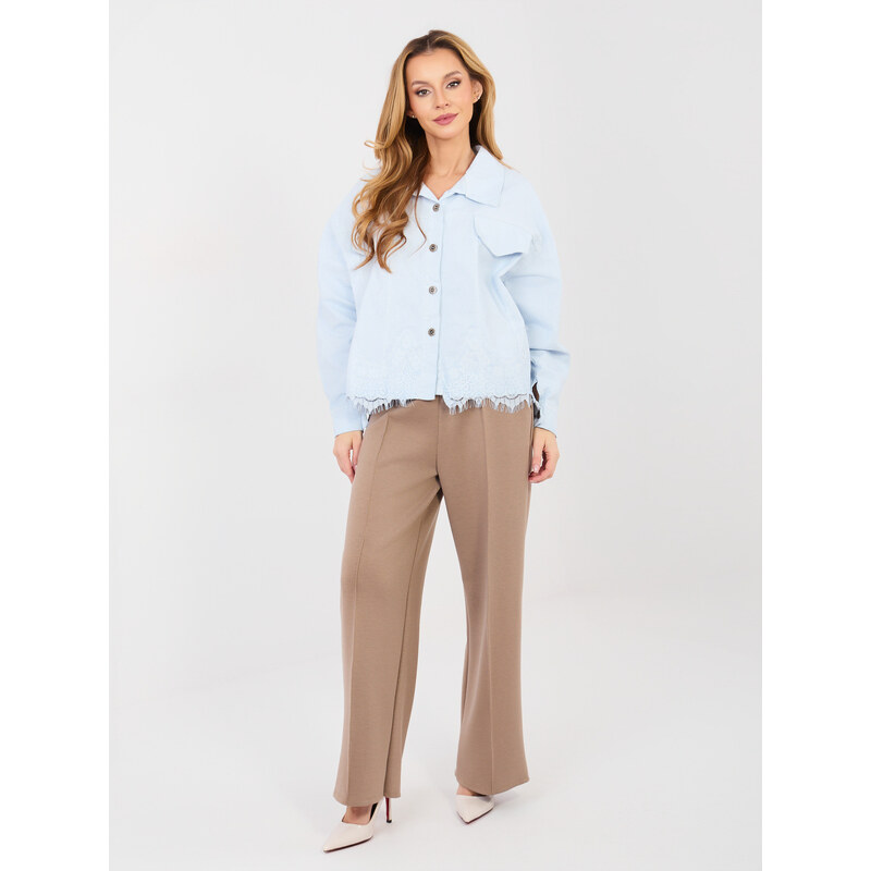 FPrice Nohavice MI SP K104.14 dark lilac 67757868