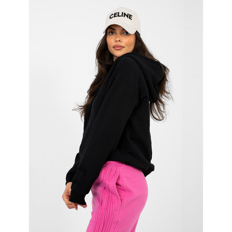 Factory Price Čierna mikina s kapucňou 67516018