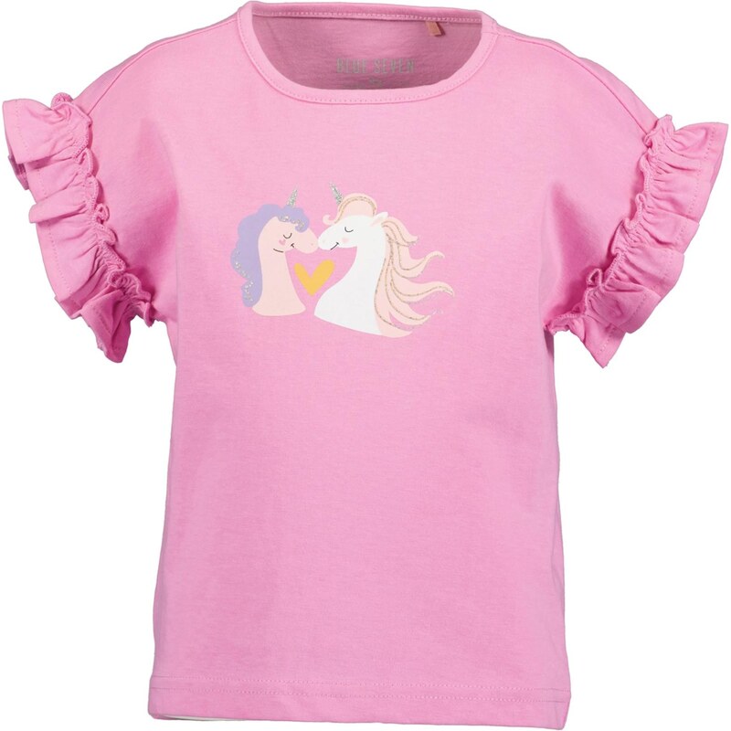 BLUE SEVEN Tričko telová / žltá / svetloružová / biela 67518960