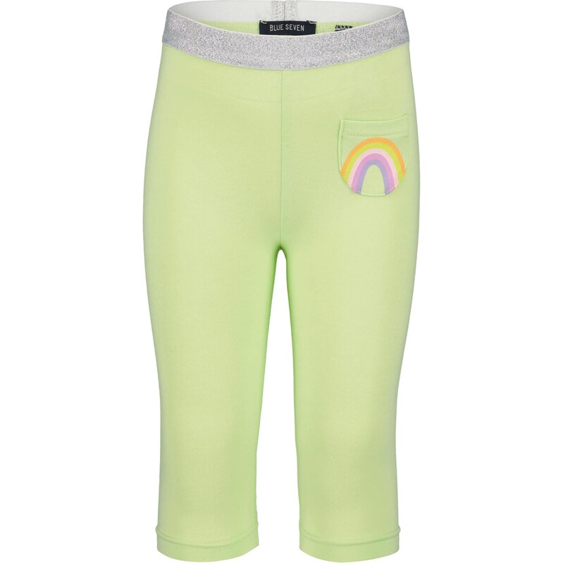 BLUE SEVEN Legíny svetlozelená / fialová / oranžová / strieborná 67518957