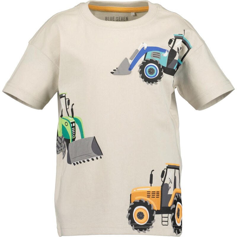 BLUE SEVEN Tričko béžová / tyrkysová / sivá / oranžová 67518975