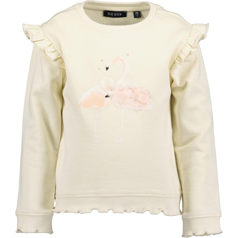 BLUE SEVEN Mikina žltohnedá / ružová / čierna 67518984