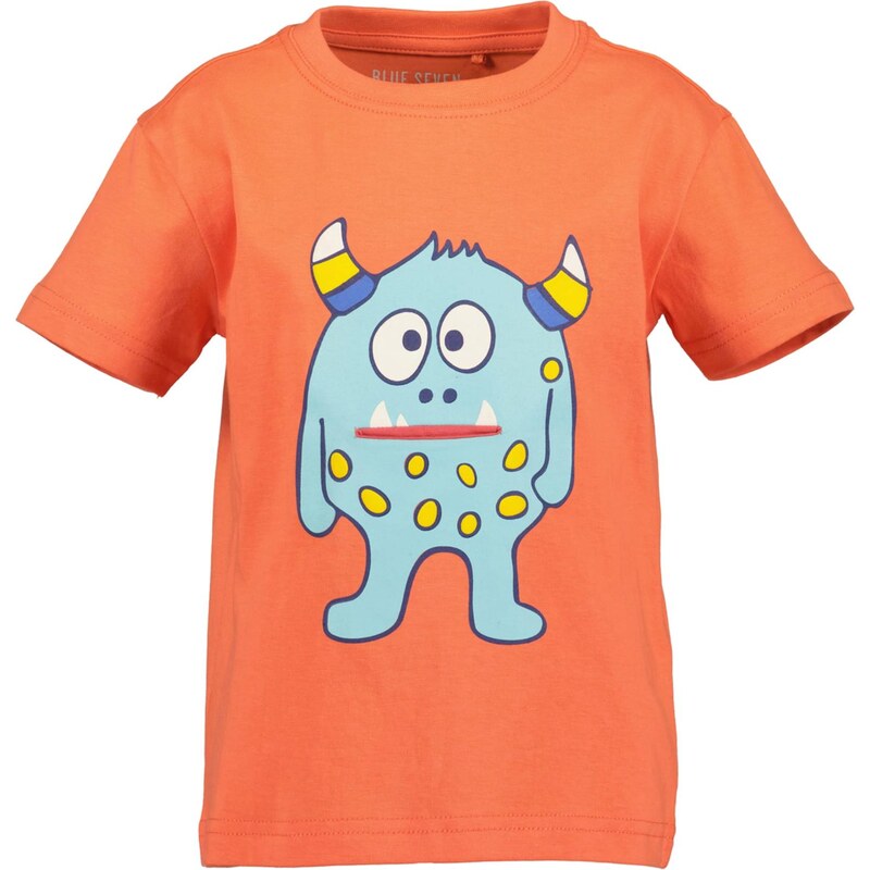 BLUE SEVEN Tričko svetlomodrá / žltá / oranžová 67518992