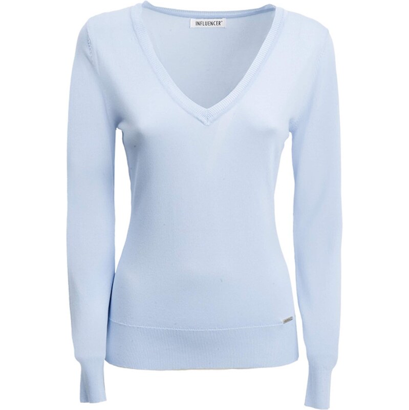 Influencer Sveter pastelovo modrá 67519003