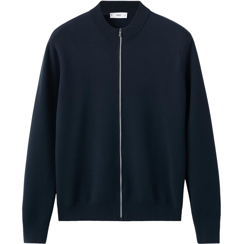 MANGO MAN Kardigán Luxusc námornícka modrá 67519031