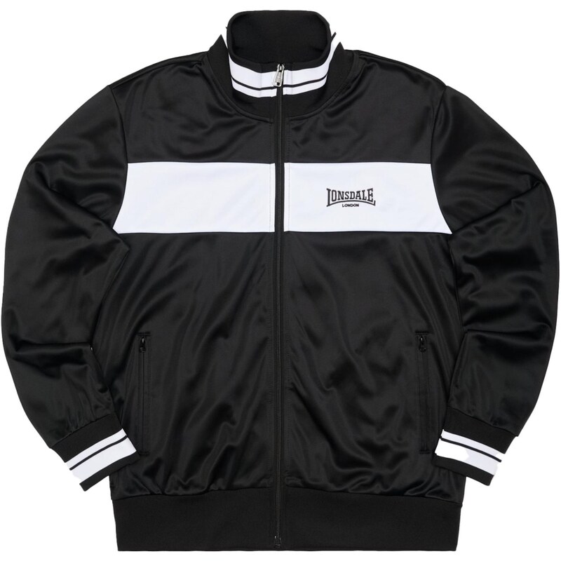 LONSDALE Funkčná bunda MEOLS čierna / biela 67519106