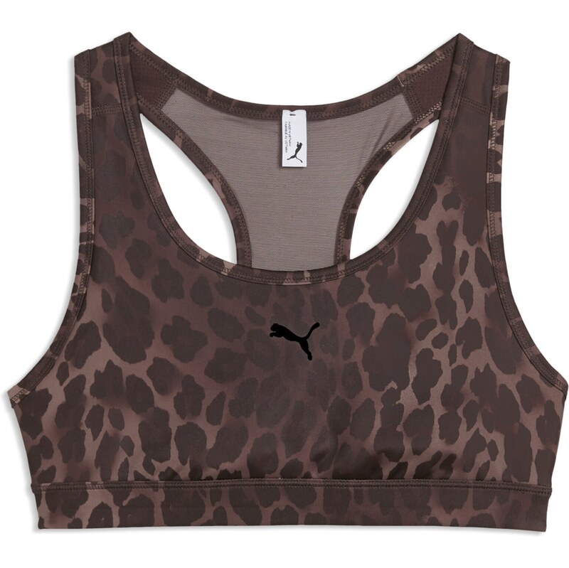 PUMA Športová podprsenka 4Keeps čokoládová / svetlohnedá / čierna 67519300