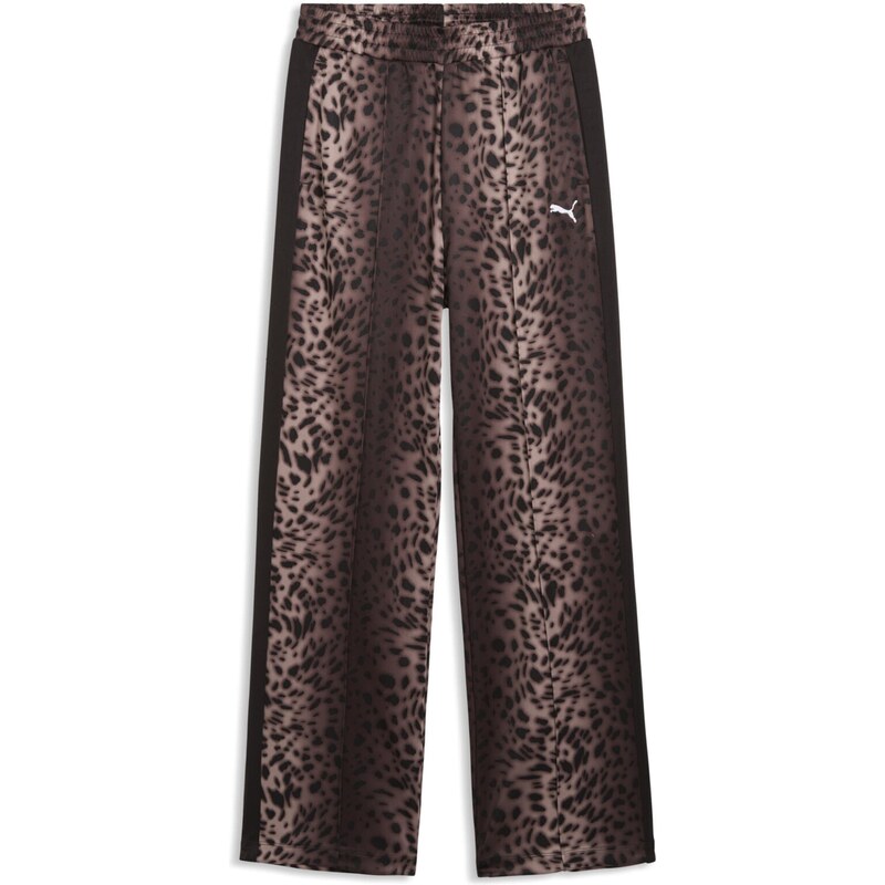 PUMA Športové nohavice hnedá / čierna / biela 67519306