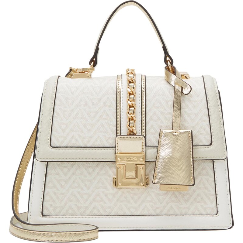 ALDO Kabelka MARTISSA krémová / zlatá / biela 67519374