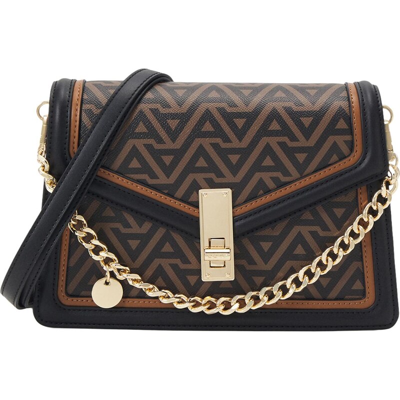 ALDO Taška cez rameno AMDOUNA hnedá / čierna 67519371