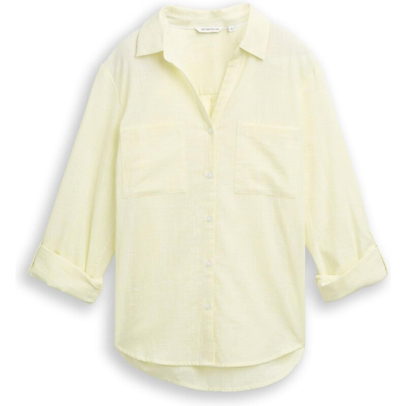 TOM TAILOR Blúzka pastelovo žltá 67519514