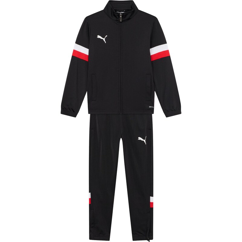 PUMA Tréningový komplet Individual RISE červená / čierna / biela 67519519