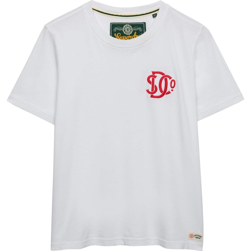 Superdry & Co Tričko jasne červená / biela 67519604