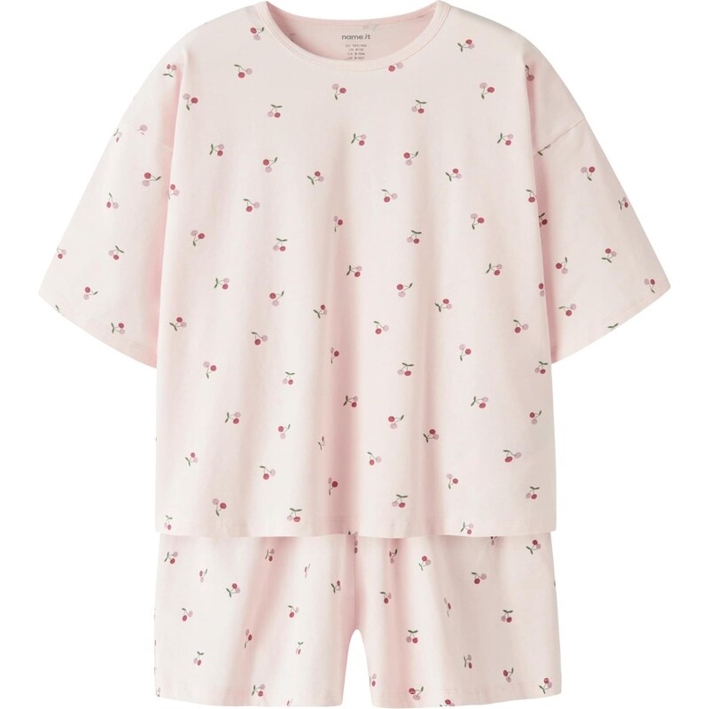 NAME IT Pyžamo zelená / svetlofialová / pastelovo ružová 67519625