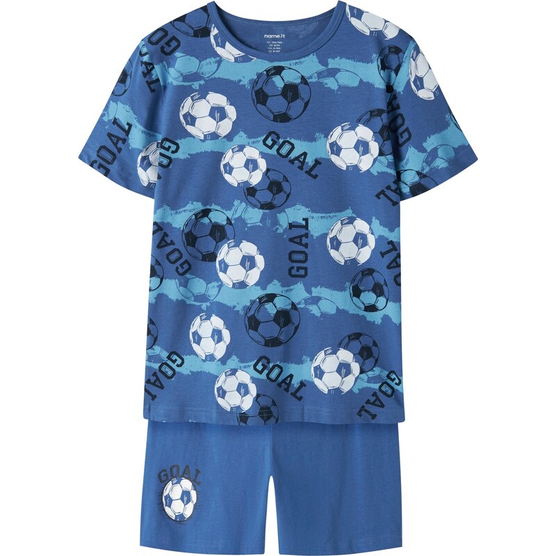 NAME IT Pyžamo modrá / azúrová / čierna / biela 67519626