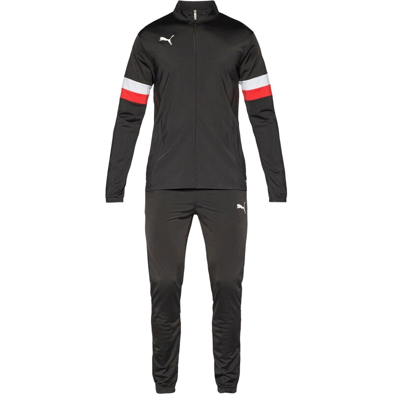 PUMA Tréningový komplet červená / čierna / biela 67519631