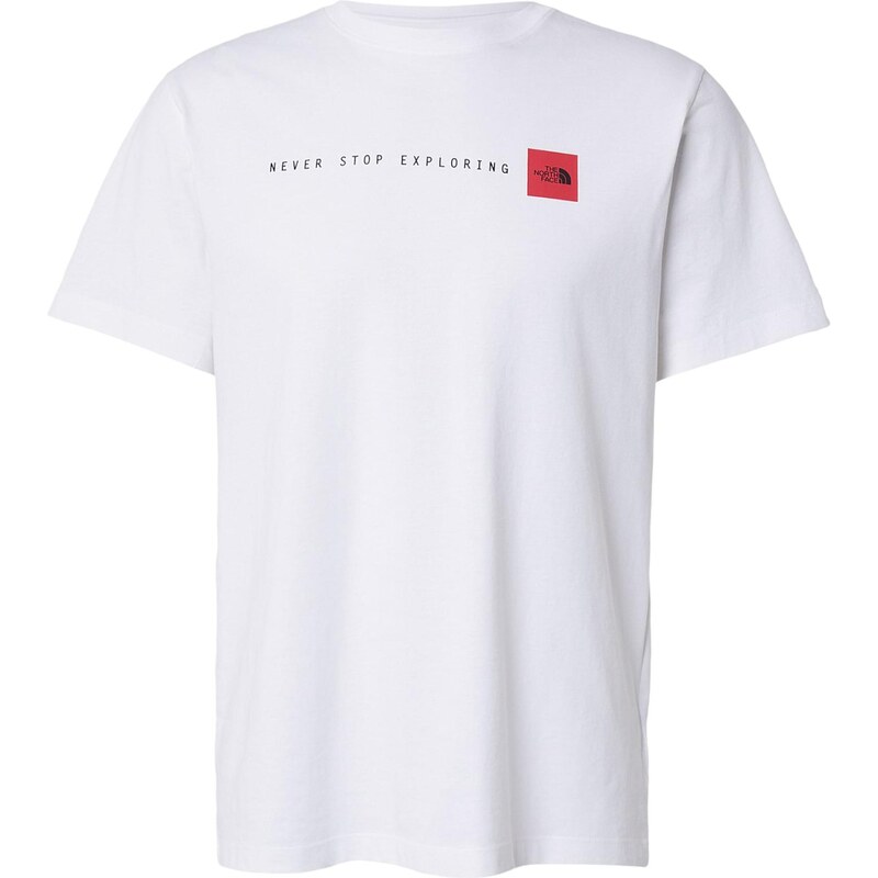 THE NORTH FACE Tričko NEVER STOP EXPLORING červená / čierna / biela 67519638