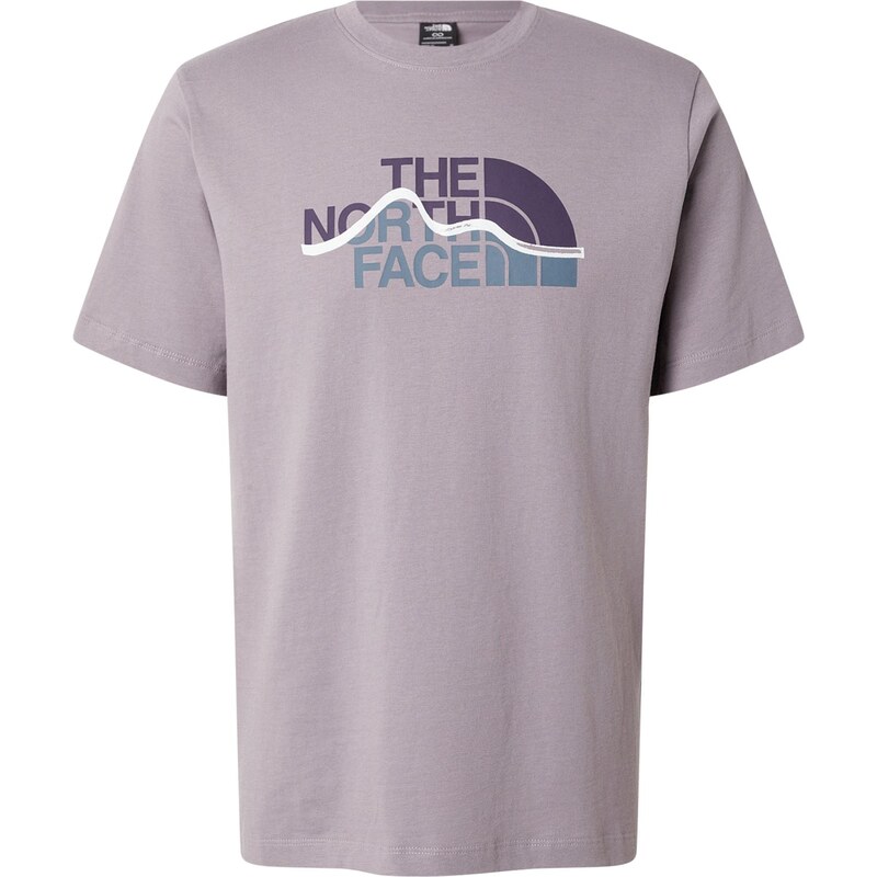 THE NORTH FACE Tričko Mountain Line námornícka modrá / sivá / 67519641