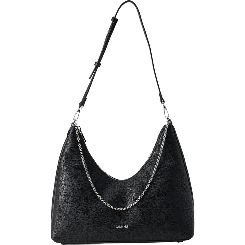 Calvin Klein Kabelka na rameno čierna / strieborná 67519669