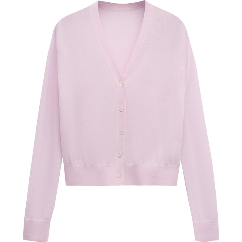 MANGO Kardigán Lorito ružová 67519716