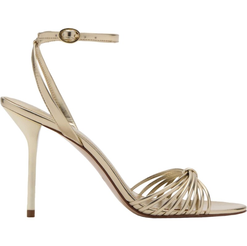 MANGO Remienkové sandále SERENA zlatá 67520830