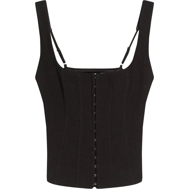 Bershka Top čierna 67520839