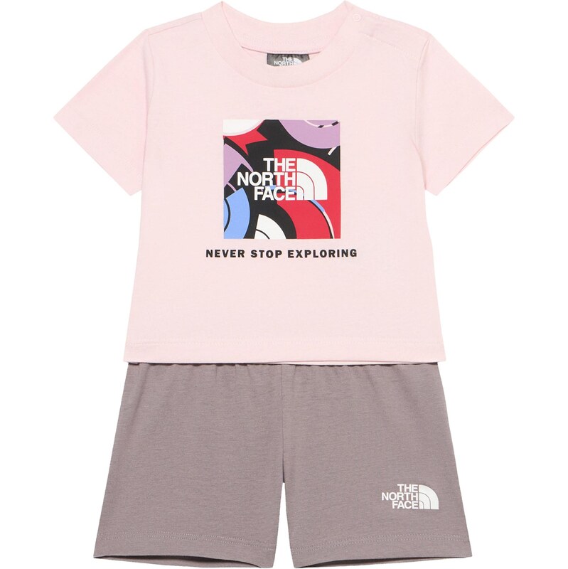 THE NORTH FACE Tréningový komplet BOX PLAY tmavošedá / staroružová / 67520850