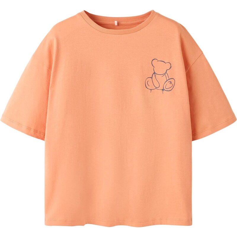 NAME IT Tričko NKMBYNE krémová / tmavomodrá / marhuľová 67520878