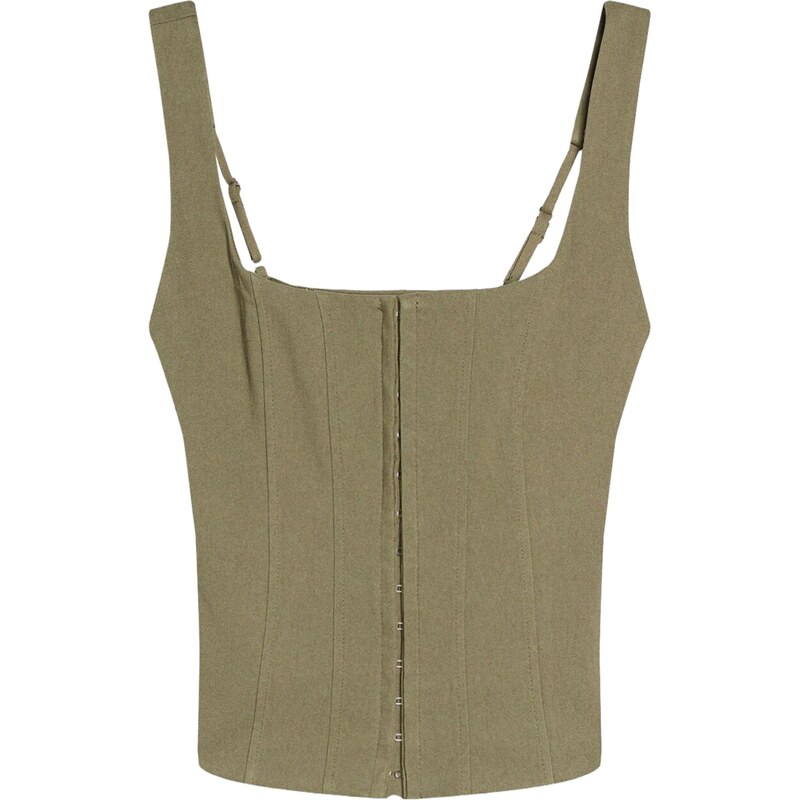 Bershka Top kaki 67520886