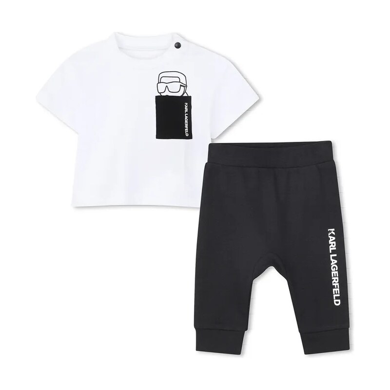 Detská tepláková súprava z bavlny Karl Lagerfeld 67516214