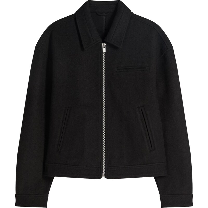 Bershka Prechodná bunda čierna 67520923