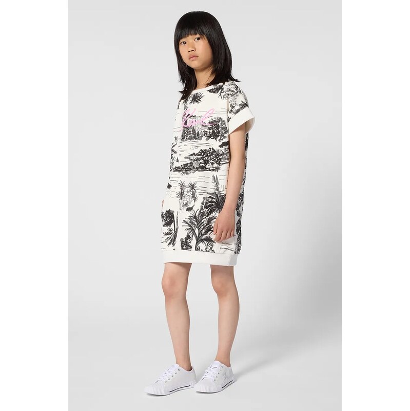 Dievčenské bavlnené šaty Karl Lagerfeld 67516233