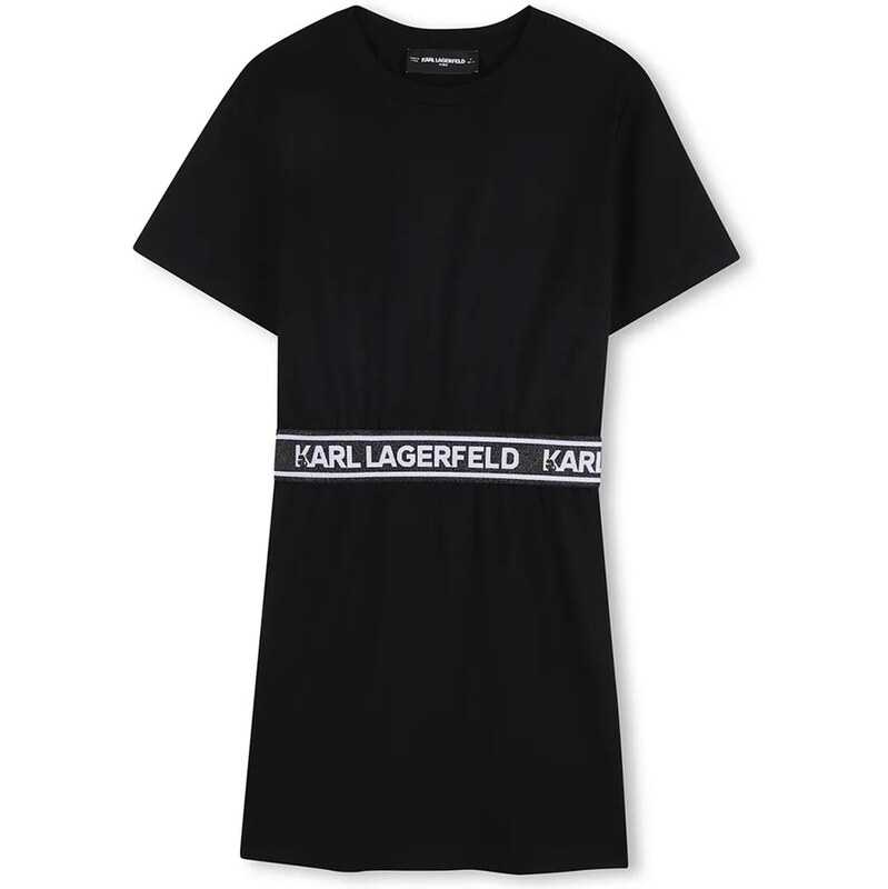 Dievčenské bavlnené šaty Karl Lagerfeld 67516226