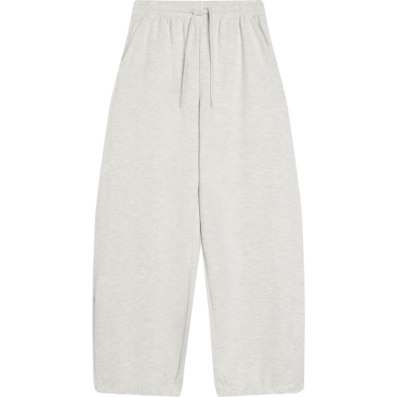 Bershka Nohavice svetlosivá 67520950