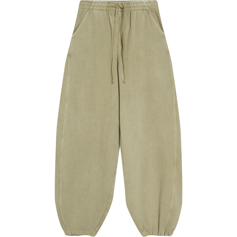 Bershka Nohavice kaki 67520951