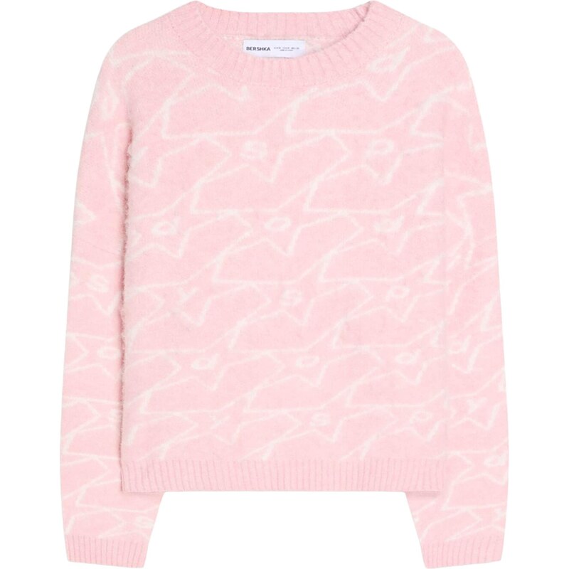 Bershka Mikina ružová 67520941