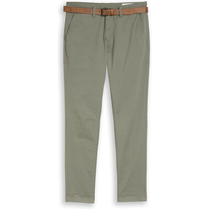 TOM TAILOR DENIM Chino nohavice kaki 67520984