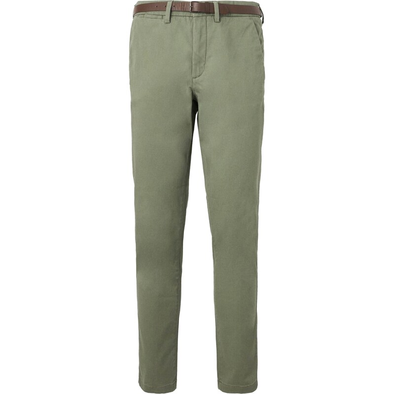JACK & JONES Chino nohavice JPSTMARCO ADAM olivová 67521008