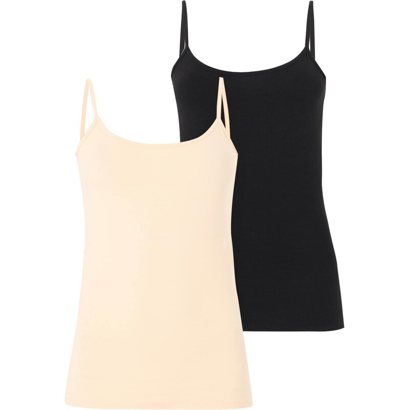 ONLY Top ONLLOVE svetložltá / čierna 67521023