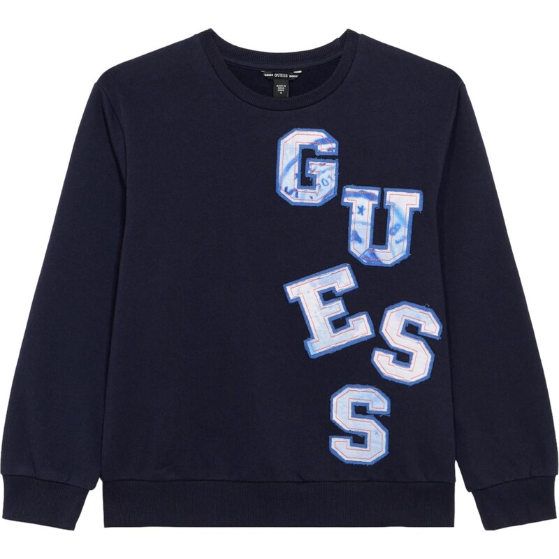 GUESS Mikina ACTIVE námornícka modrá / svetlomodrá / biela 67521226
